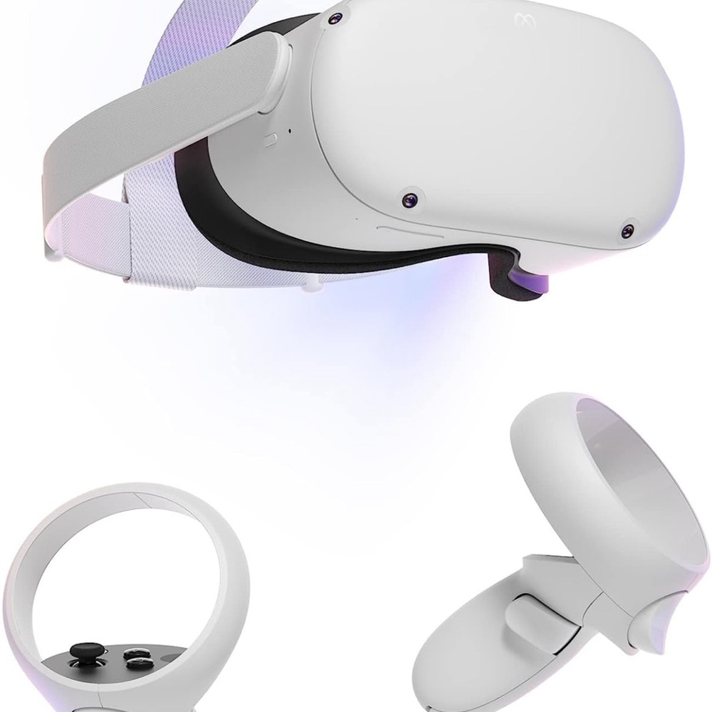 Meta Quest 2 • All-In-1 • Virtual Reality Headset & 2 controllers • 64 GB